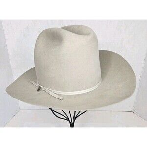 American Hat Co. Size 6 5/8 Vintage Felt Cowboy Hat 4X W/Hat Pin Houston Tx XXXX